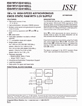 DataSheet IS61WV102416ALL pdf